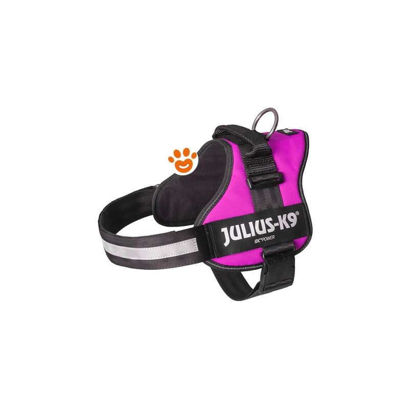 foto del prodotto pettorina julius k9 powerharness de pettorina julius k9 powerharness de fucsia, m taglia 0 58 76cm 