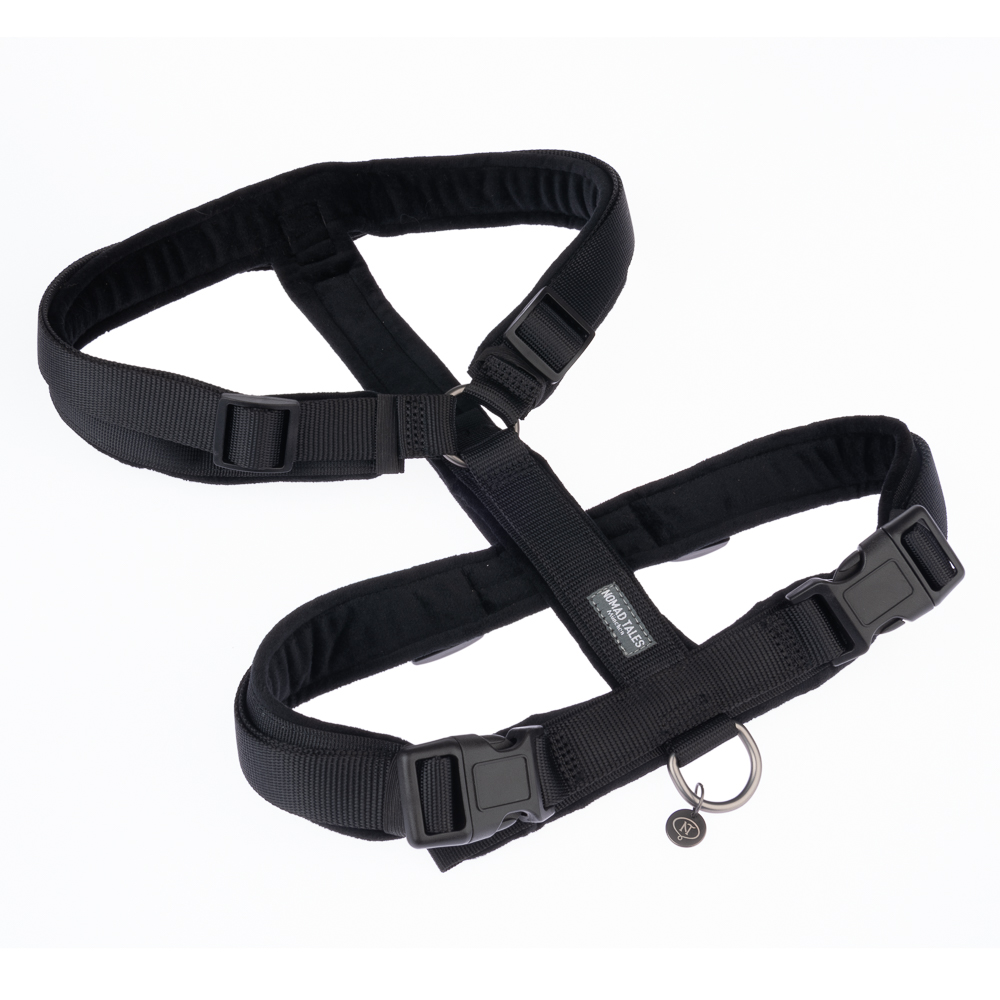 foto del prodotto pettorina nomad tales blush - ebano - 53 - 71 cm circ. torace x h 2 cm