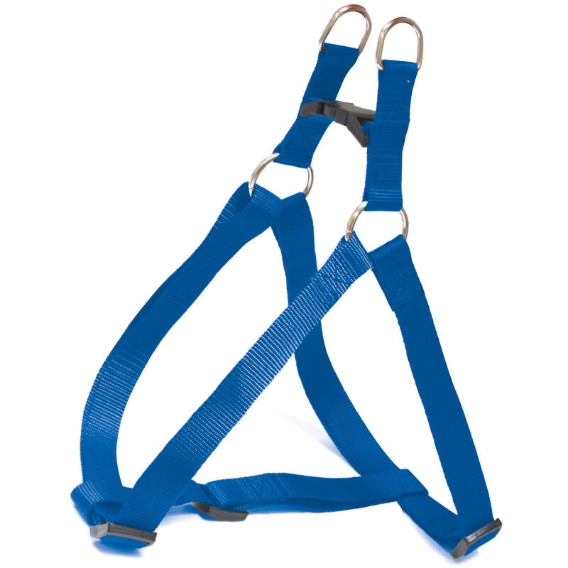 foto del prodotto pettorina nylon speedy sm blu croci