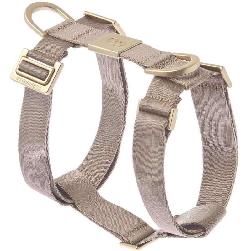 foto del prodotto pettorina per cani con doppio anello per aggancio guinzaglio modello mida extra large blu