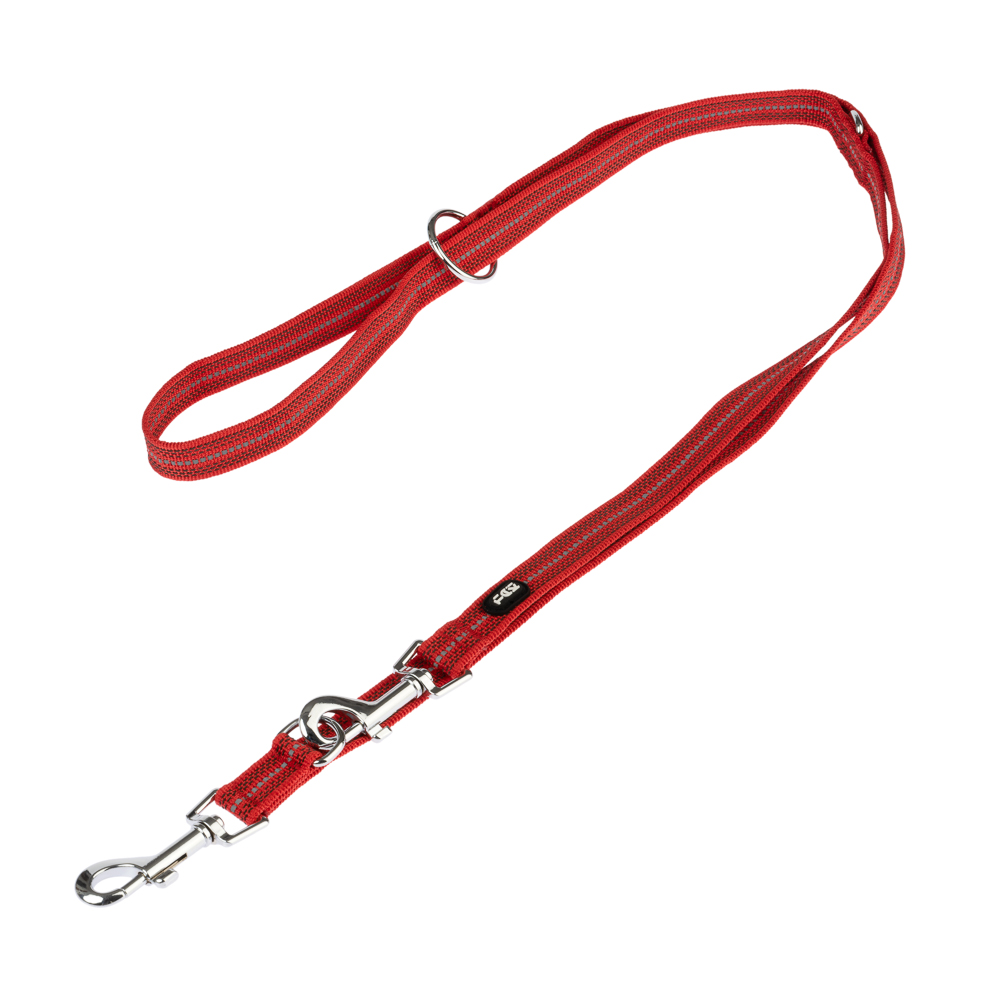 foto del prodotto pettorina tiaki neoprene, rossa guinzaglio abbinato l 2 m x h 2 cm