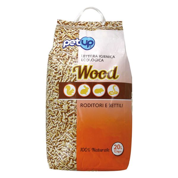 foto del prodotto petup cubetto wood lettiera igienica ecologica 12 kg 1 ordine scegli lo sconto bzr5 bzr20 200 punti fedelt 