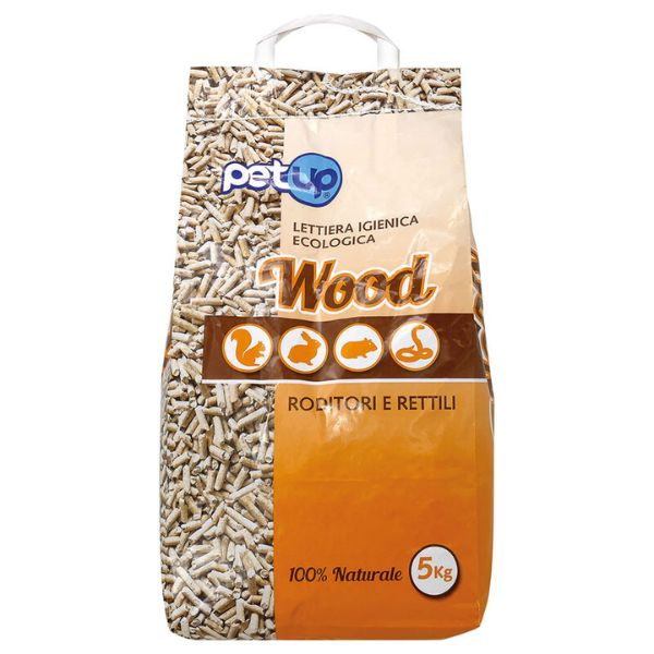foto del prodotto petup cubetto wood lettiera igienica ecologica 5 kg 1 ordine scegli lo sconto bzr5 bzr20 200 punti fedelt 