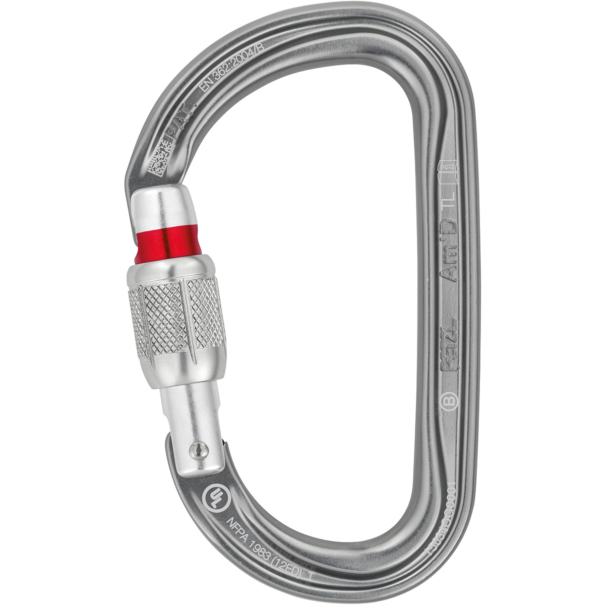 foto del prodotto petzl moschettone am d screw lock