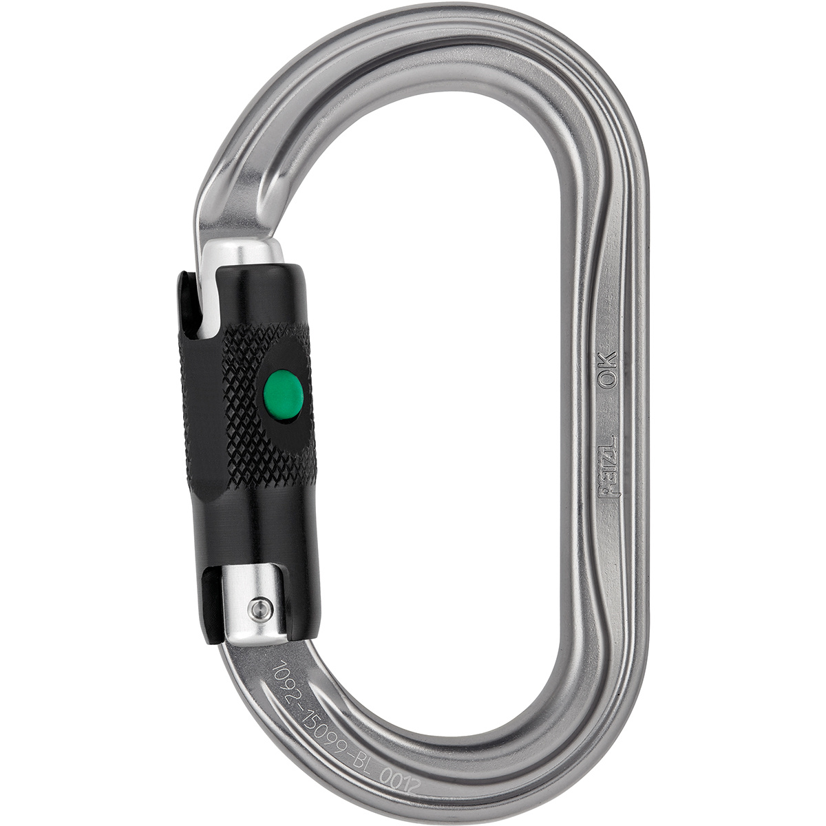 foto del prodotto petzl moschettone ovale ok ball lock