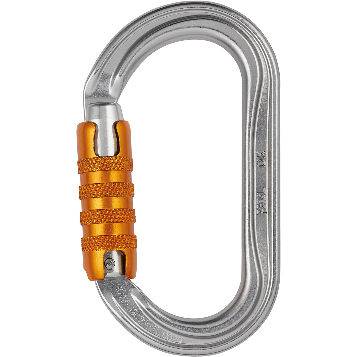 foto del prodotto petzl moschettone ovale ok triact-lock