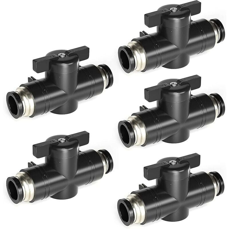 foto del prodotto pezzi 6mm od valvola a sfera pneumatica valvola di controllo push raccordi connettori buc6 