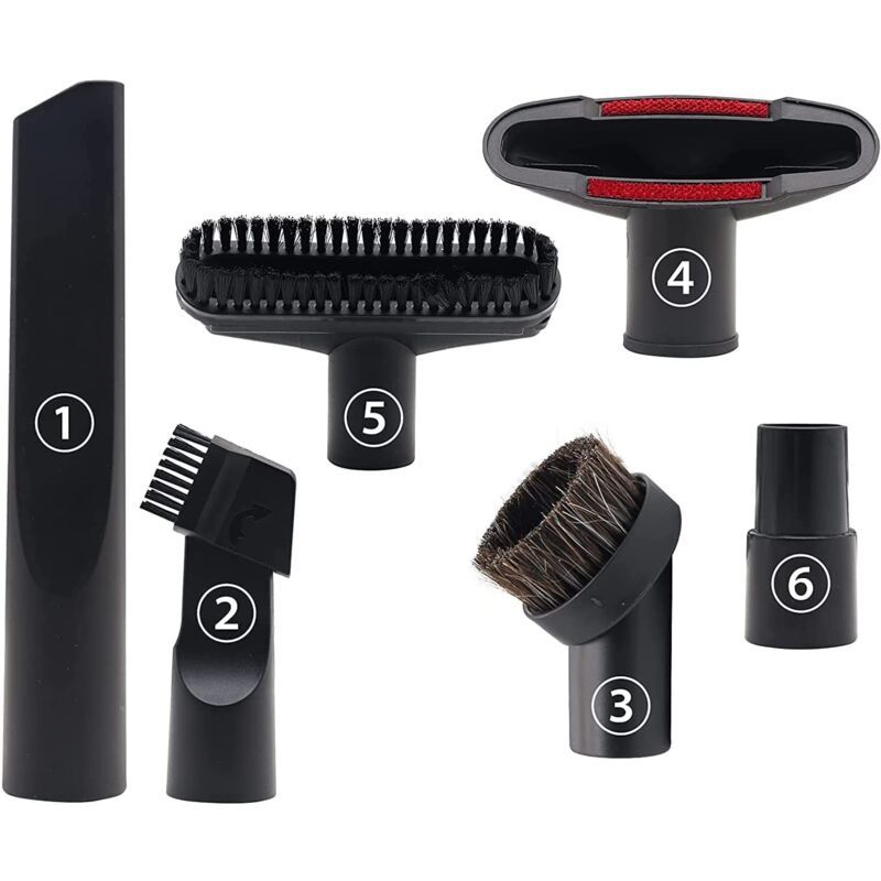 foto del prodotto pezzi accessori per aspirapolvere, adatti per aspirapolvere calibro 32 mm e 35 mm, per ugelli per aspirapolvere karcher, rowenta, hoover, xoiture,