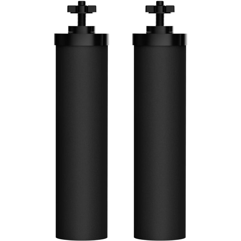 foto del prodotto pezzi bb9 2 filtro per l acqua compatibile con elementi di pulizia berkey, cartuccia elemento nero, filtro per l acqua premium compatibile con travel
