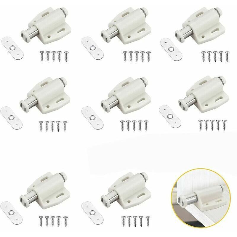 foto del prodotto pezzi chiusura magnetica a molla per porta, chiusura magnetica a pressione per porta dell'armadio chiusura magnetica a pressione chiusura magnetica per porta dell'armadio