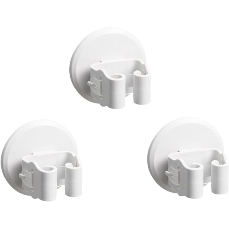 foto del prodotto pezzi clip per mocio e scopa, supporto per scopa con ventosa