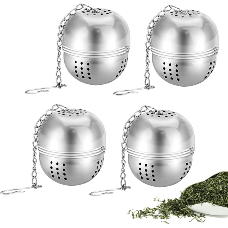 foto del prodotto pezzi colino da tè a sfera, filtro da tè in acciaio inossidabile, infusore da tè per tè sfuso, infusore da tè, filtro da tè per tazza, infusore da tè