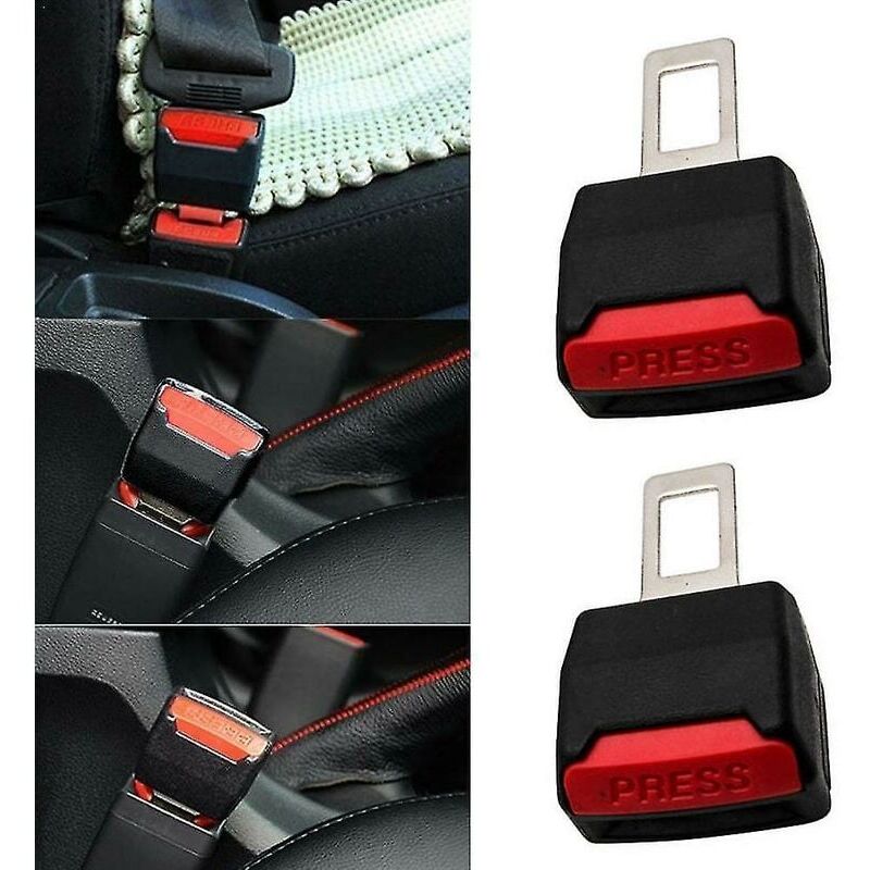 foto del prodotto pezzi connettore di estensione per clip per cintura di sicurezza per auto fibbia di blocco per seggiolino auto clip per cintura di sicurezza