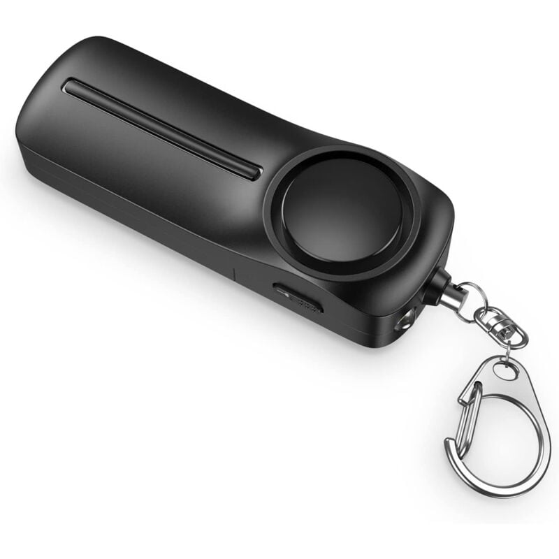 foto del prodotto pezzi di allarme personale tascabile 130 db allarme antipanico allarme autodifesa con luce led per donne bambini ragazze anziani