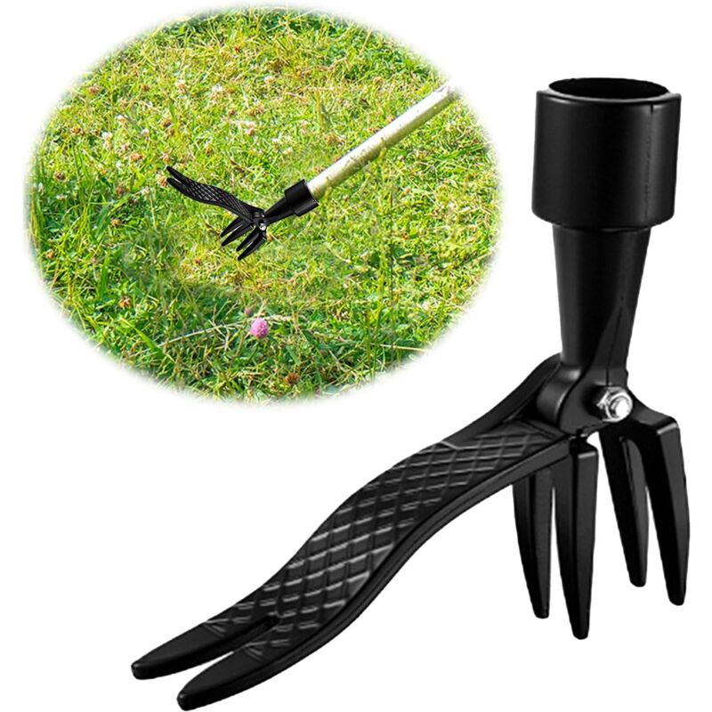foto del prodotto pezzi di attrezzo per diserbo manuale da giardino, diserbante con 4 artigli, attrezzo per diserbo per giardino patio cortile