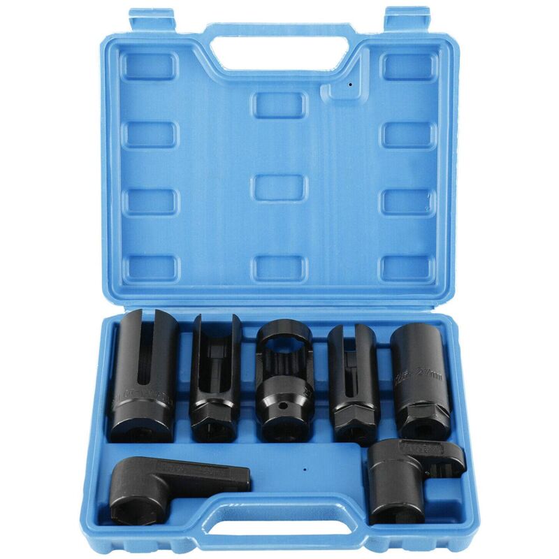 foto del prodotto pezzi di bussola per sensore lambda, chiave per sensore lambda da 22 mm, chiave per bussola di rimozione del sensore lambda, set di chiavi per