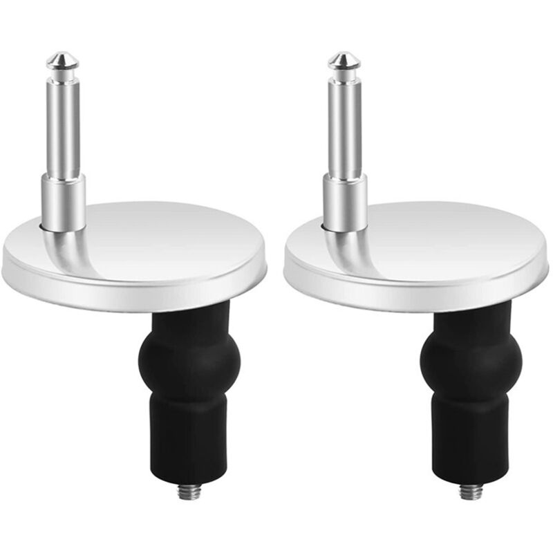 foto del prodotto pezzi di cerniere per sedile wc, cerniere a sgancio rapido, cerniere per sedile wc, con viti in gomma di ricambio - sollbry