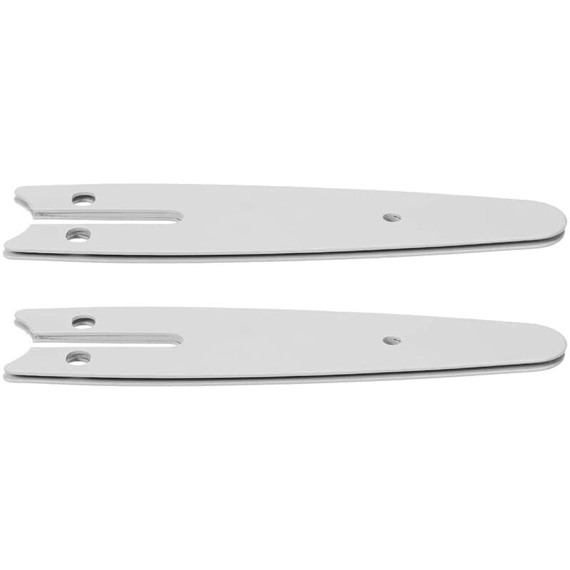 foto del prodotto pezzi di piastra guida per mini motosega da 4 pollici, barra guida di ricambio per motosega elettrica da 4 pollici, accessori sollbry