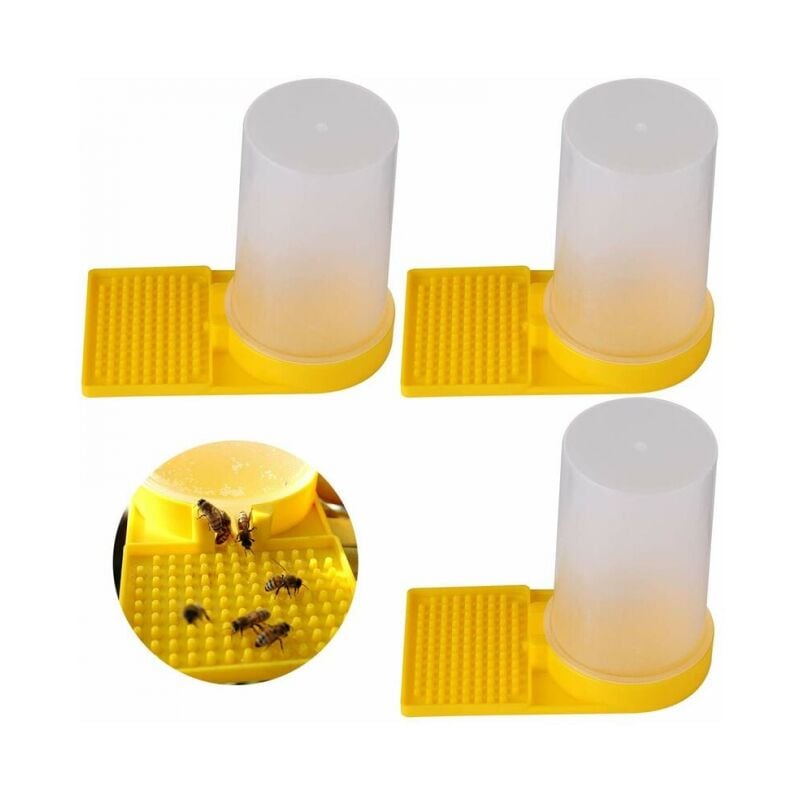 foto del prodotto pezzi distributore di acqua per api, ingresso alimentatore per api ingresso in plastica nido di miele ingresso per alveare alimentatore per api