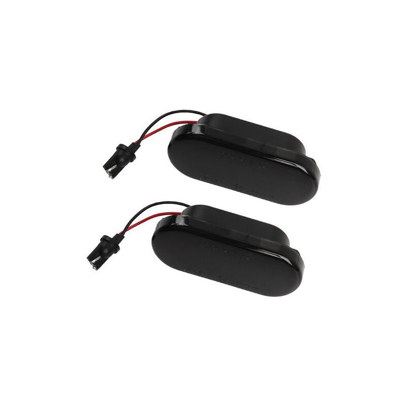 foto del prodotto pezzi dynamic led side marker indicator light blinker di ricambio per vw golf passat polo nero