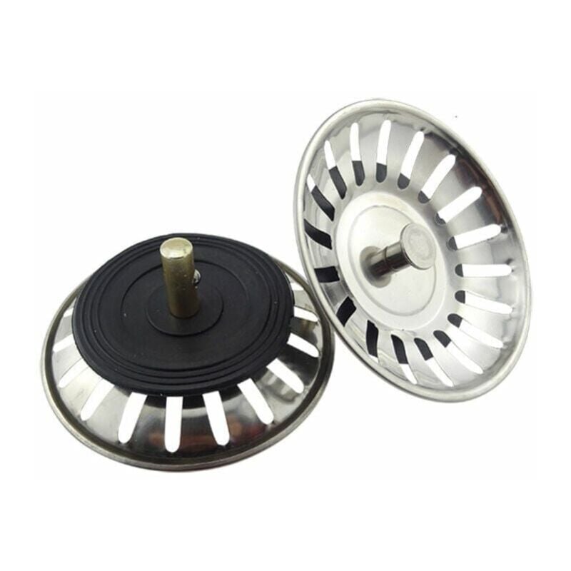 foto del prodotto pezzi filtro a cestello universale da 8 cm in acciaio inox per lavello da cucina filtro per lavello