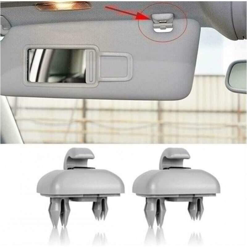 foto del prodotto pezzi ganci di montaggio per parabrezza auto per audi a1 a3 a4 a5 q3 q5 8u0857562a 8e0857563a a7 b6 b7 b8 s4 s5 grigio