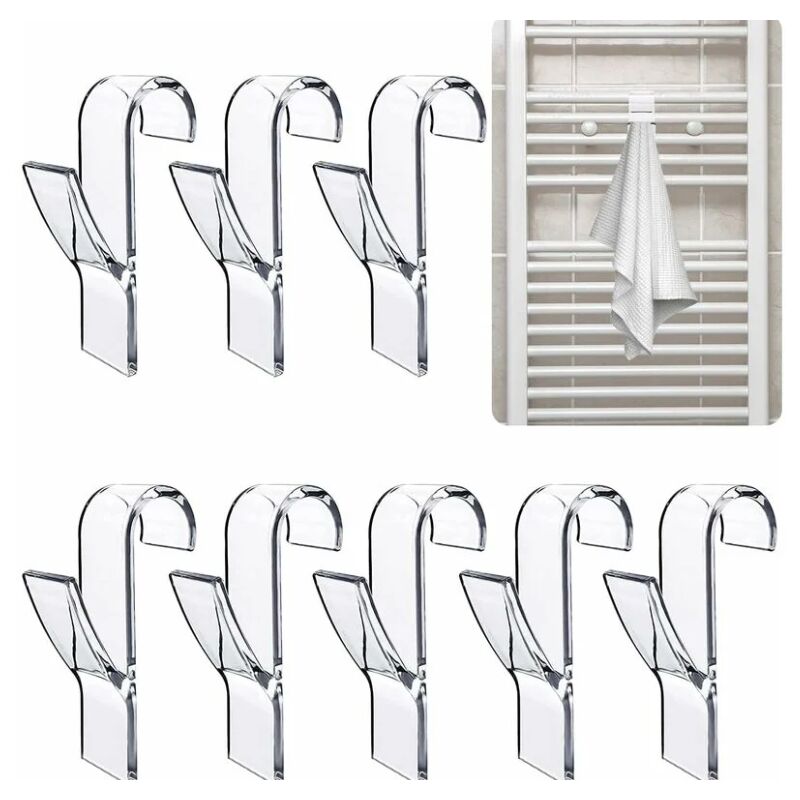 foto del prodotto pezzi gancio per asciugamano da bagno, gancio per asciugamano, gancio per radiatore, gancio per asciugamano, gancio per radiatore per tutti i