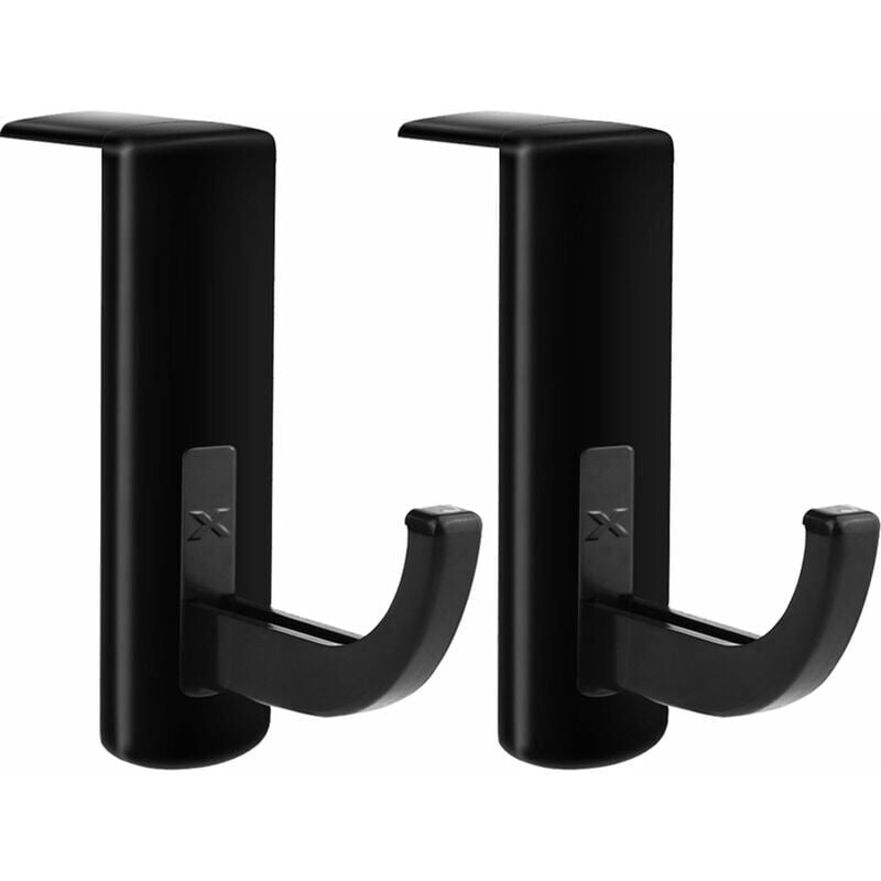 foto del prodotto pezzi gancio per auricolari gancio per cuffie supporto per monitor auricolari gancio adesivo, nero