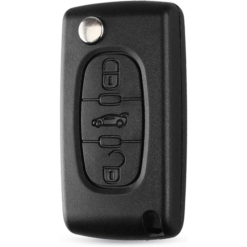 foto del prodotto pezzi guscio chiave ce0536 compatibile con peugeot partner 107 207 307 407 208 308, citroen c2 c3 c4 c5 berlingo picasso, custodia chiave peugeot
