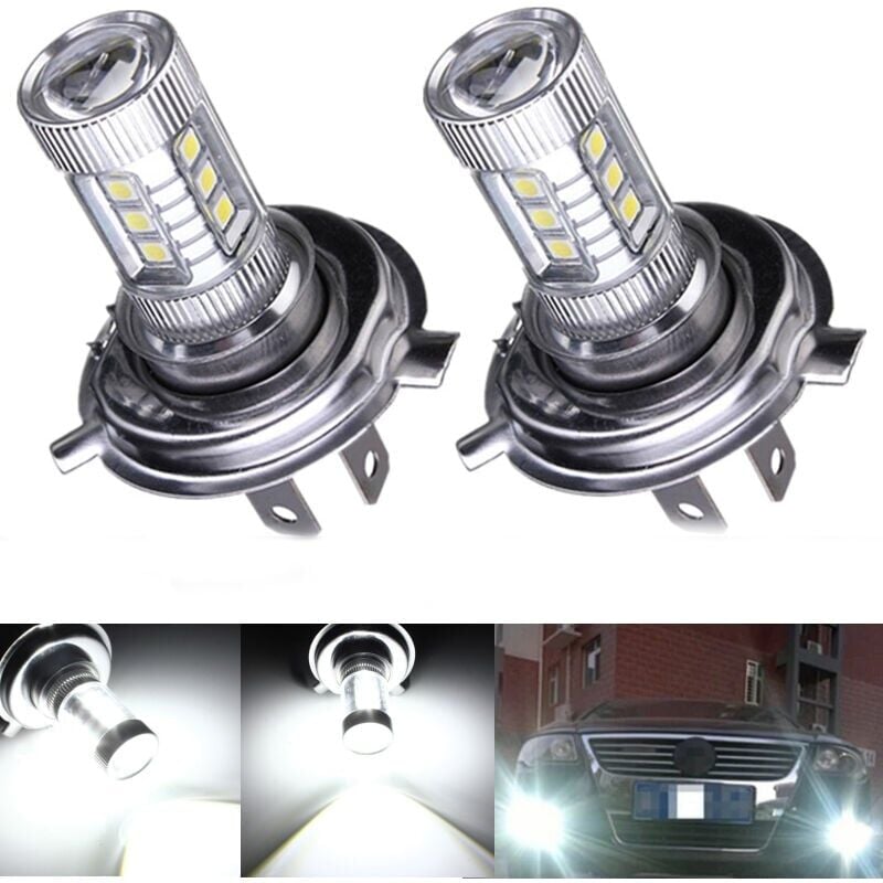 foto del prodotto pezzi h4 80w led per auto di ricambio per fiala led per kit di luci per fari per auto super luminose, ultra luminose