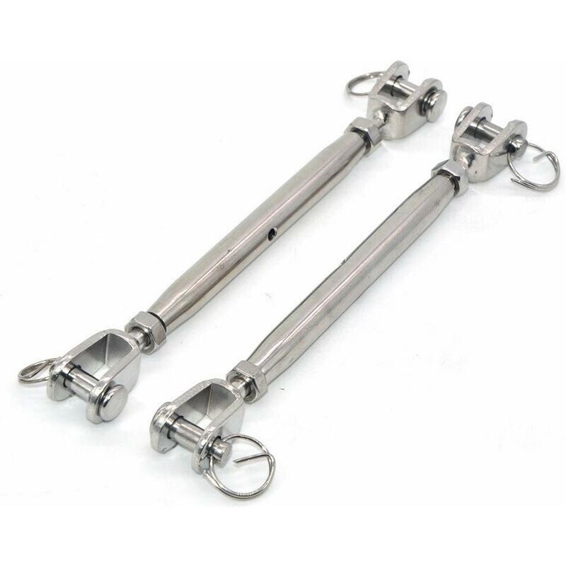 foto del prodotto pezzi m8 304 tenditore a ganascia in acciaio inossidabile con chiusura magnetica, tenditore a cavo in acciaio inossidabile, tenditore a filo con