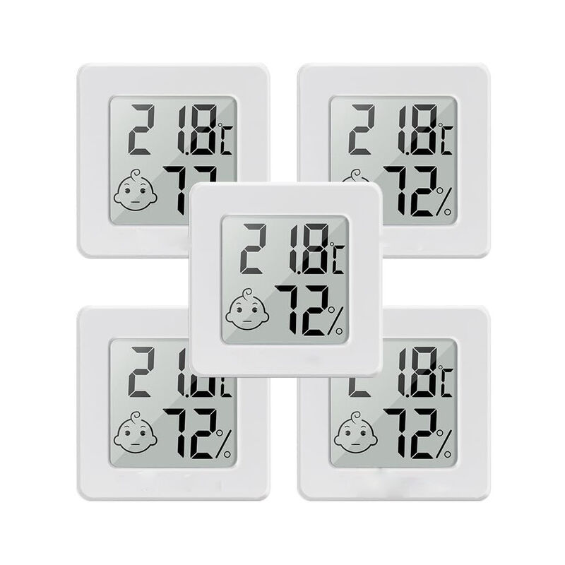 foto del prodotto pezzi mini igrometro termometro interno digitale lcd igrometro monitor della temperatura e misuratore di umidit per casa ufficio