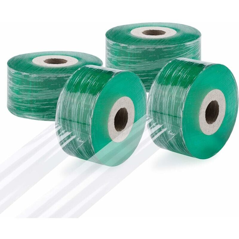 foto del prodotto pezzi nastro per innesto riparazione piante, pellicola trasparente estensibile nastro adesivo barriera elastica nastri per innesto