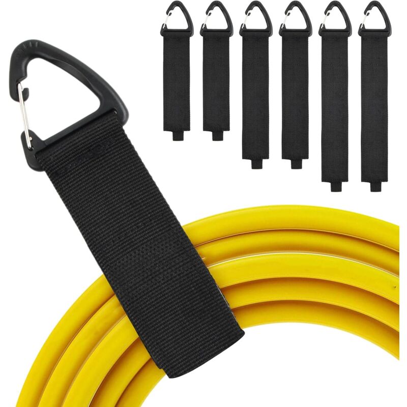 foto del prodotto pezzi organizzatore per cavi per riporre cavi, cinturino in velcro, fascetta in velcro, contenitore per cavi, adatto per organizzare cavi, fili e