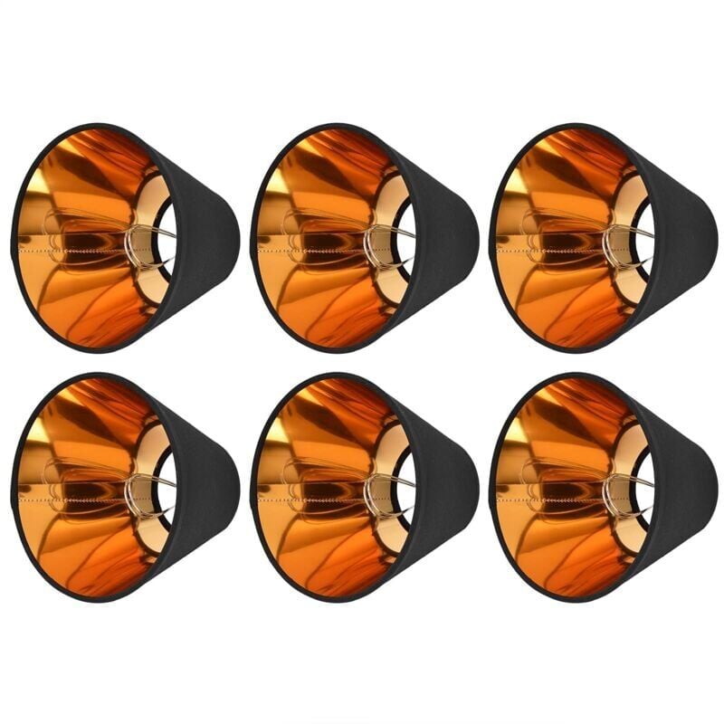 foto del prodotto pezzi paralume in tessuto paralume con clip per lampadario da tavolo e14 lampada da terra applique decorazione per camera da letto, protezione per gli occhi