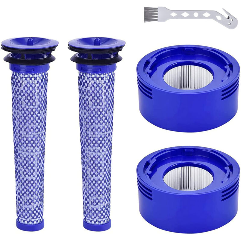 foto del prodotto pezzi per dyson v7 v8 prefiltro e filtro motore per dyson v8 v7 animal plus extra absolute fluffy batteria aspirapolvere motorhead set di filtri hepa