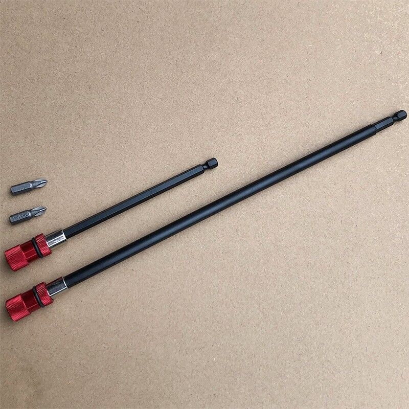 foto del prodotto pezzi portapunte magnetico 300 mm 150 mm, estensione portapunte, portapunte per cacciavite, portapunte magnetico lungo, estensione portapunte magnetico per edilizia, telaio in legno - bebusingoto