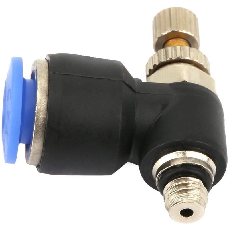 foto del prodotto pezzi raccordo pneumatico a innesto tubo raccordo pneumatico valvola di controllo tubo regolatore di velocit del flusso d aria sl6 m5 