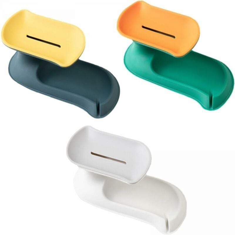 foto del prodotto pezzi scatola di sapone contenitore di sapone per le mani porta sapone da bagno porta sapone decorativo porta spugna da cucina porta sapone porta