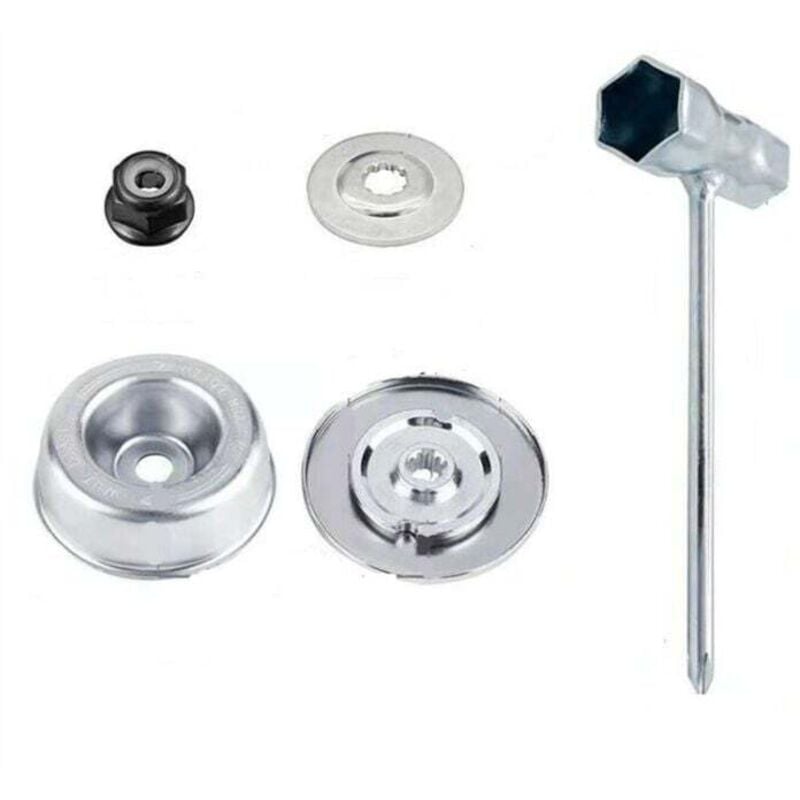 foto del prodotto pezzi set di parti e accessori per decespugliatore stihl fs55 fs56 fs120 fs130 fs130r fs200 fs200r fs250, lama in metallo di alta qualit per kit di