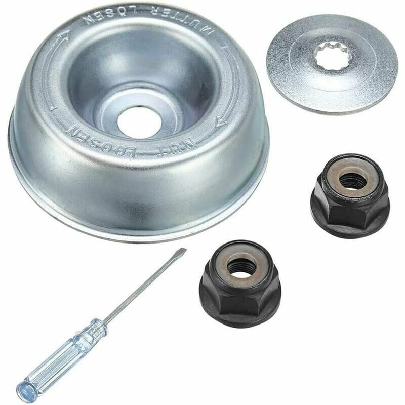 foto del prodotto pezzi set parti e accessori per trimmer per stihl fs55 fs56 fs120 fs130 fs130r fs200 fs200r fs250, lama in metallo di alta qualit per attacco lama