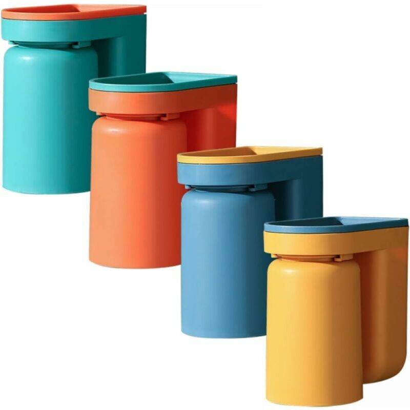 foto del prodotto pezzi spazzolino da viaggio per bambini spazzolino da viaggio mensole da parete per riporre tazza in silicone spazzolino da denti e portabicchieri