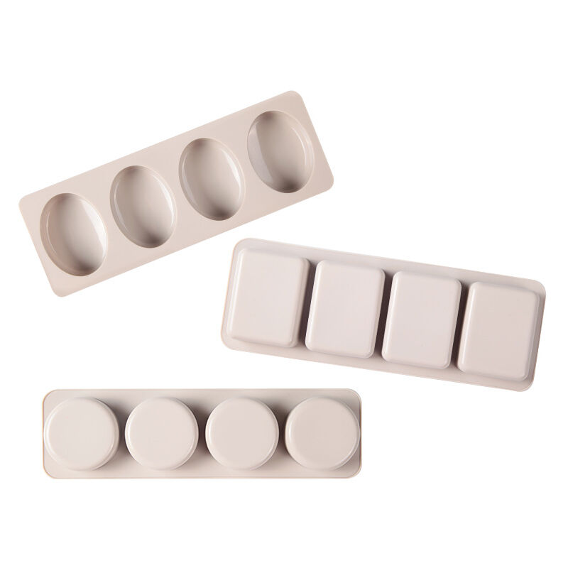 foto del prodotto pezzi stampi in silicone stampo per sapone in silicone stampo per sapone fatto in casa stampo per sapone in silicone rotondo ovale e quadrato per