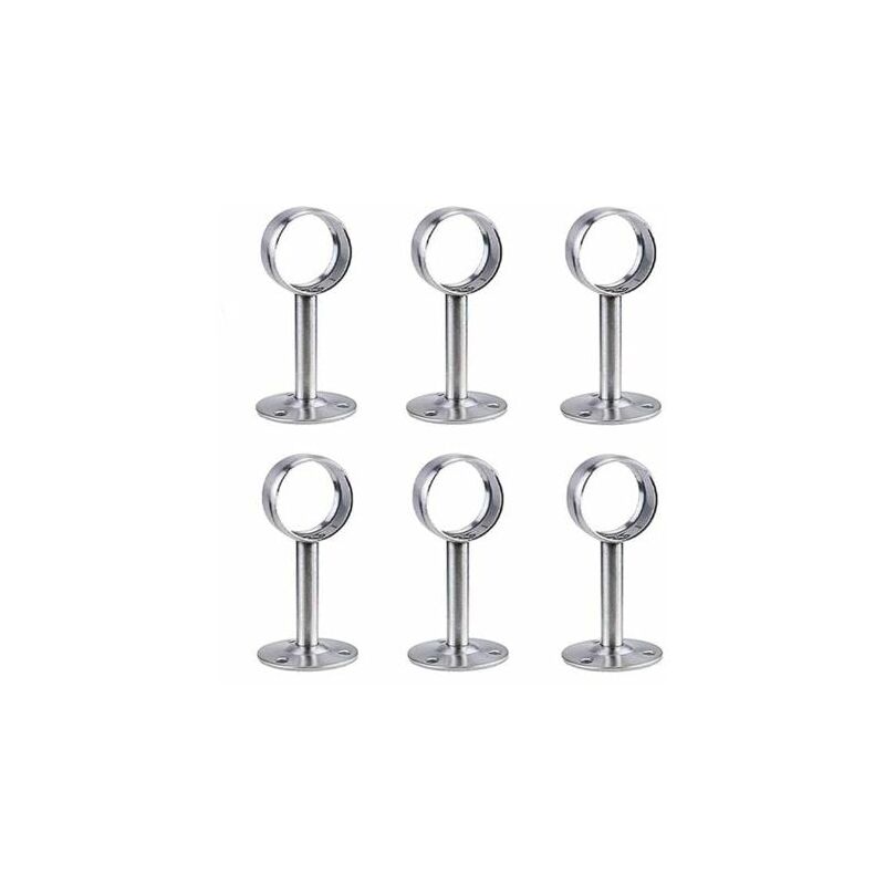 foto del prodotto pezzi supporto per asta per tenda da soffitto supporto per asta per tenda da soffitto supporto per asta per tenda da soffitto o da parete, installa
