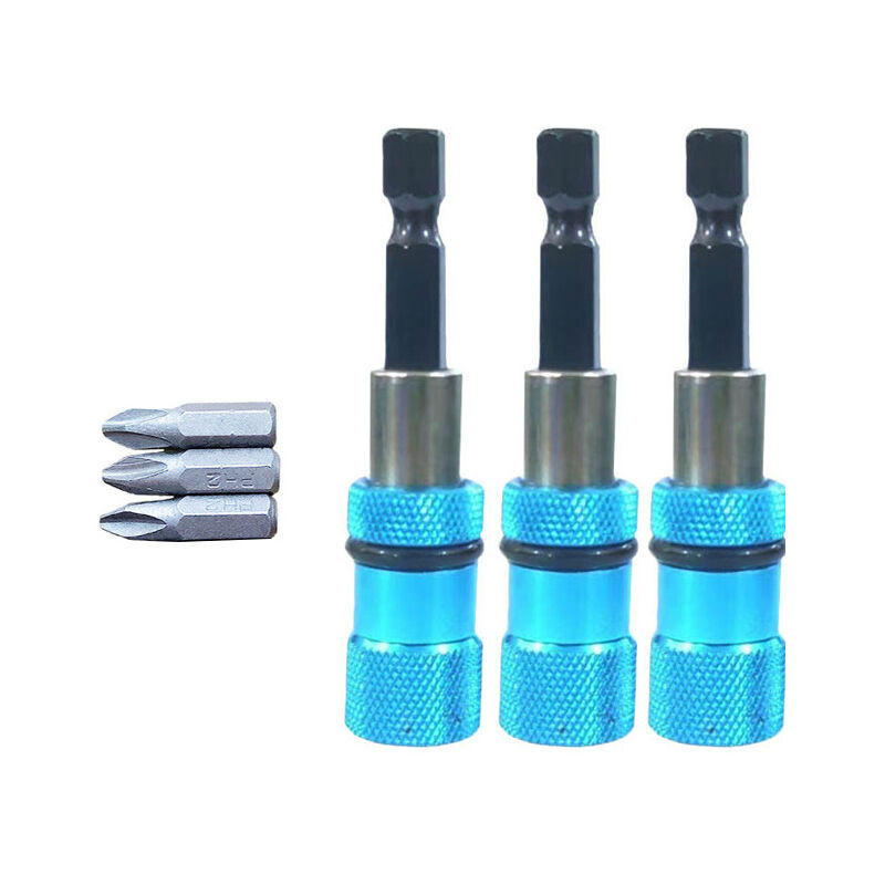 foto del prodotto pezzi supporto per punte per cartongesso punta magnetica per cartongesso 1 4 di pollice attacco esagonale supporto per punte magnetico a cambio
