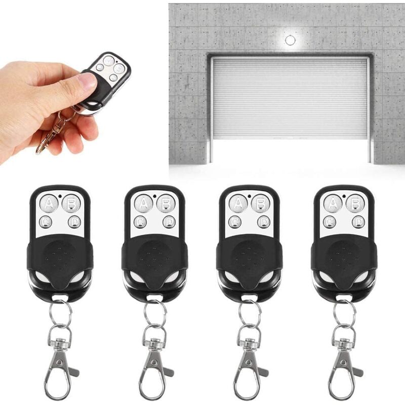 foto del prodotto pezzi telecomando universale elettrico clonazione per apriporta garage set da 4 pezzi. dpzo
