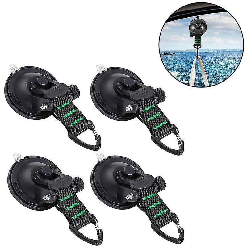 foto del prodotto pezzi ventose per carichi pesanti con ganci ventosa per attacco da campeggio per auto potenziata accessorio per telone da campeggio con supporto per