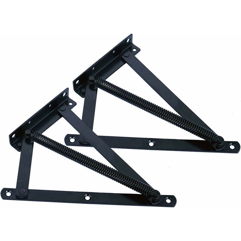 foto del prodotto pezzo, cerniera divano triangolo a molla, accessorio letto contenitore, nero