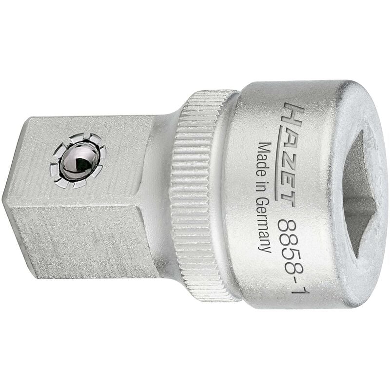 foto del prodotto pezzo di ingrandimento 8858 1 attacco quadro, cavo, 3 8 di pollice 10 mm attacco quadro, massiccio, 1 2 di pollice 12,5 mm lunghezza 36 mm