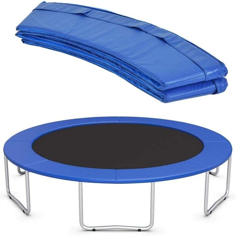 foto del prodotto pezzo di protezione per molle per trampolino, 366 cm di copertura protettiva resistente ai raggi uv e antistrappo, copertura di ricambio per molle